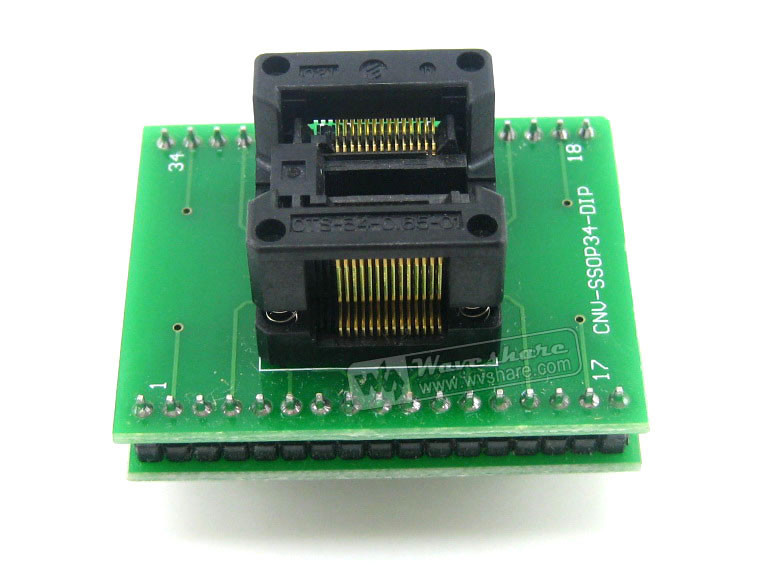 SSOP28 TO DIP28 SSOP28 IC Test Socket Programming Adapter for SSOP28 Package