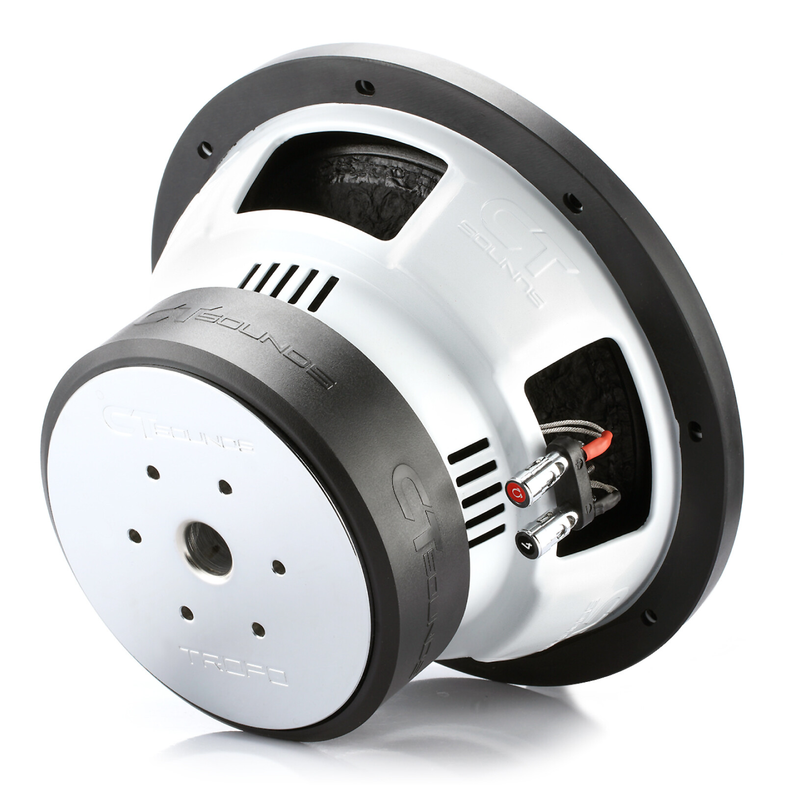 CT Sounds TROPO-10-D4 1300 Watt Max Power 10 Inch Car Subwoofer - Dual 4 Ohm