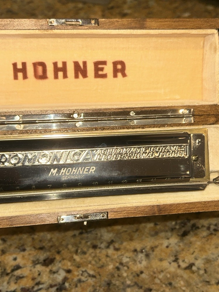 Horner 64 chromonica harmonica W/Original Box In Nice Condition