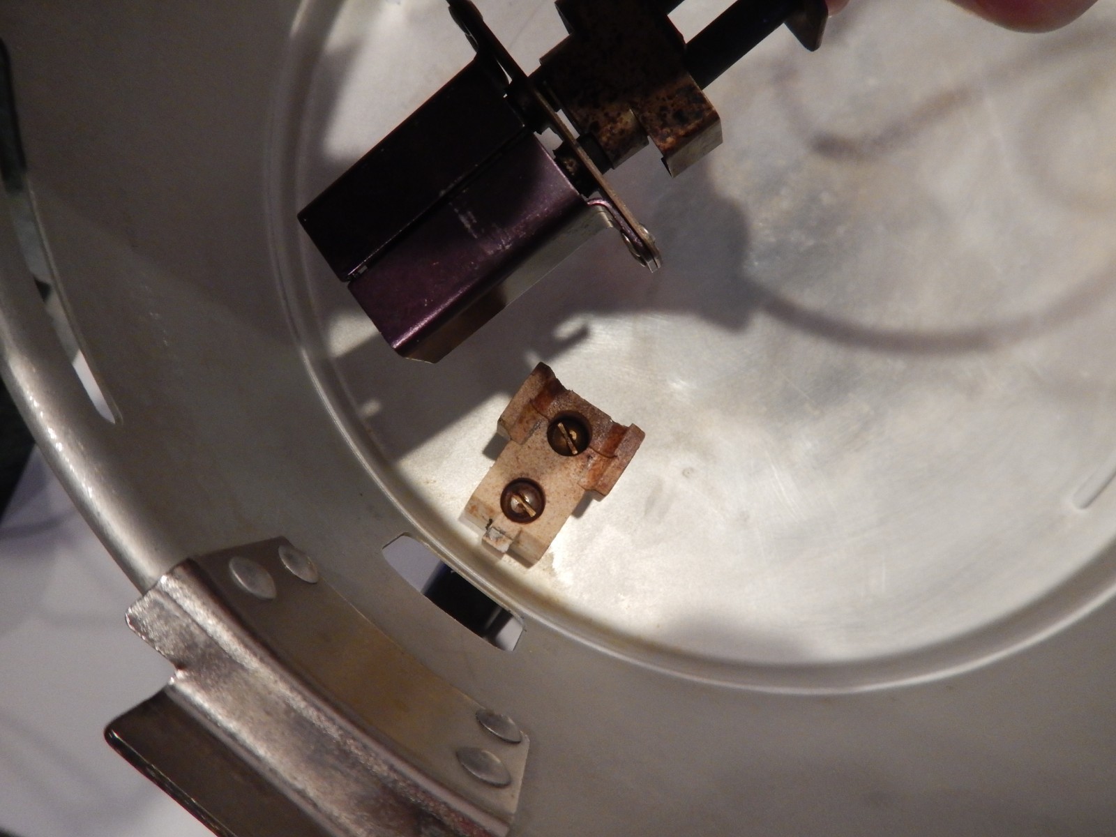 VTG Mirro Portable Electric Broiler 0475-37 Round 9 1/2" Avacado Green