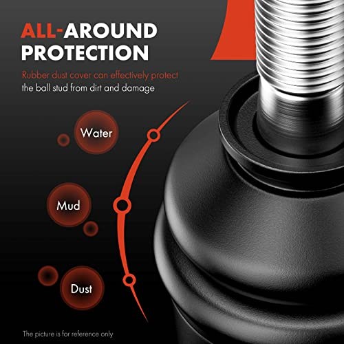 Set of 4, Front Upper & Lower Ball Joints Kit, Compatible with Ford Explorer