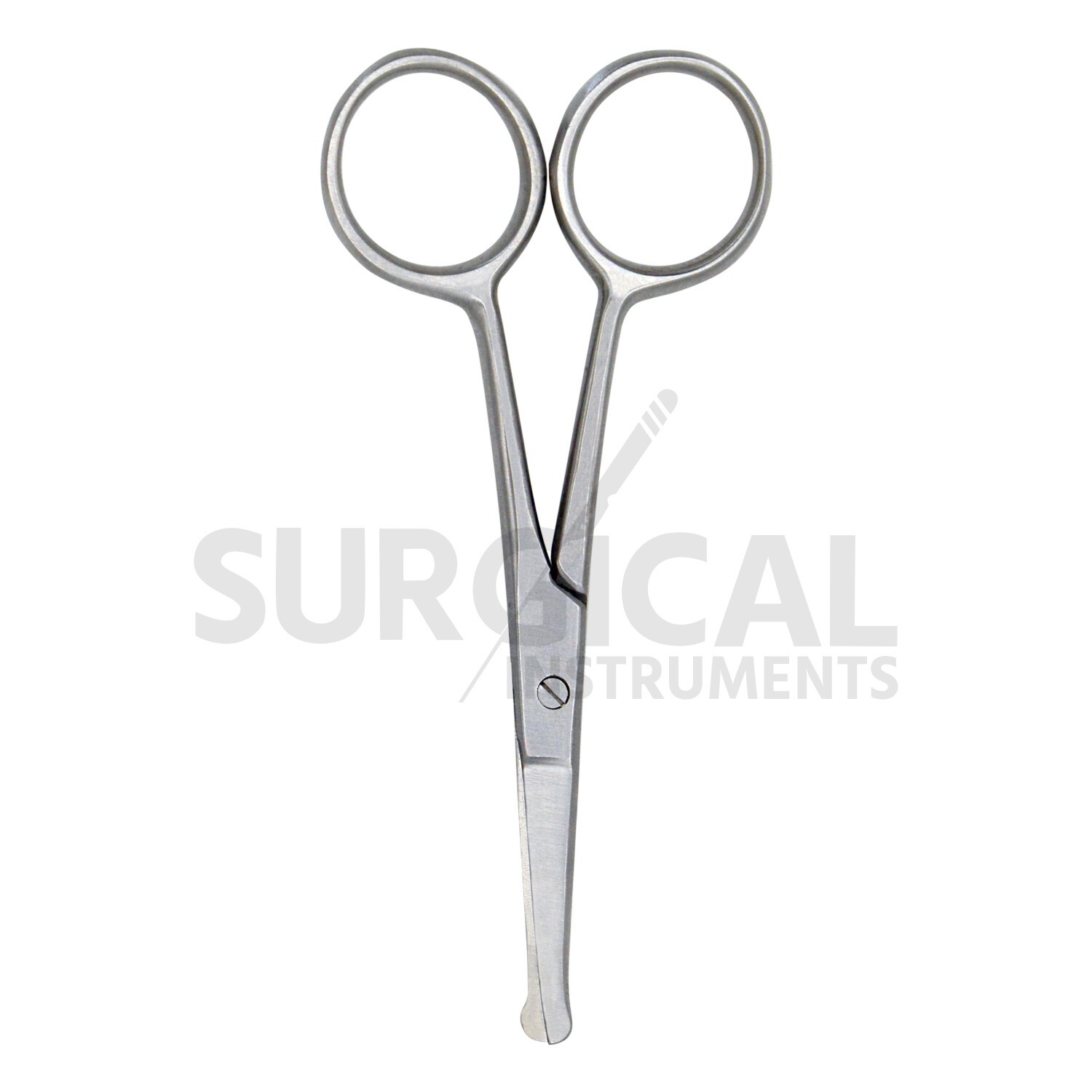 Dog Grooming Scissors 3.5" Curved W/Safety Tips for Eye Ear Nose German Grade