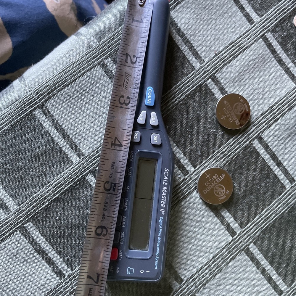 Scale Master 11 Multi-Scale Digital Plan Measure with Box & User's Guide 1995