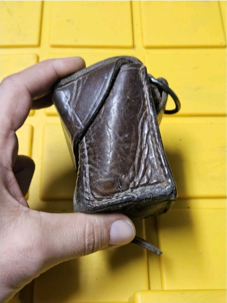 Mauser ammo ammunition pouch leather ww ii ww i 8mm k98 rare Spanish German