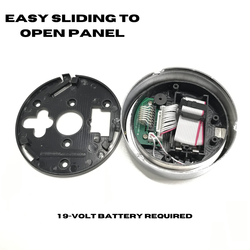 Safe Lock Replacement Swing Bolt Chrome Finish Digital Keypad 2 User Code Lock