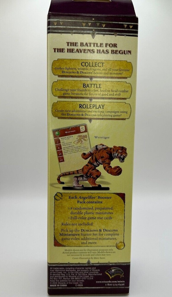 Dungeons & Dragons ANGELFIRE booster pack. Sealed pack from a sealed case.
