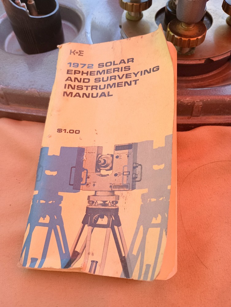 David White Model 8300 Surveyors Transit Level Scope With Case