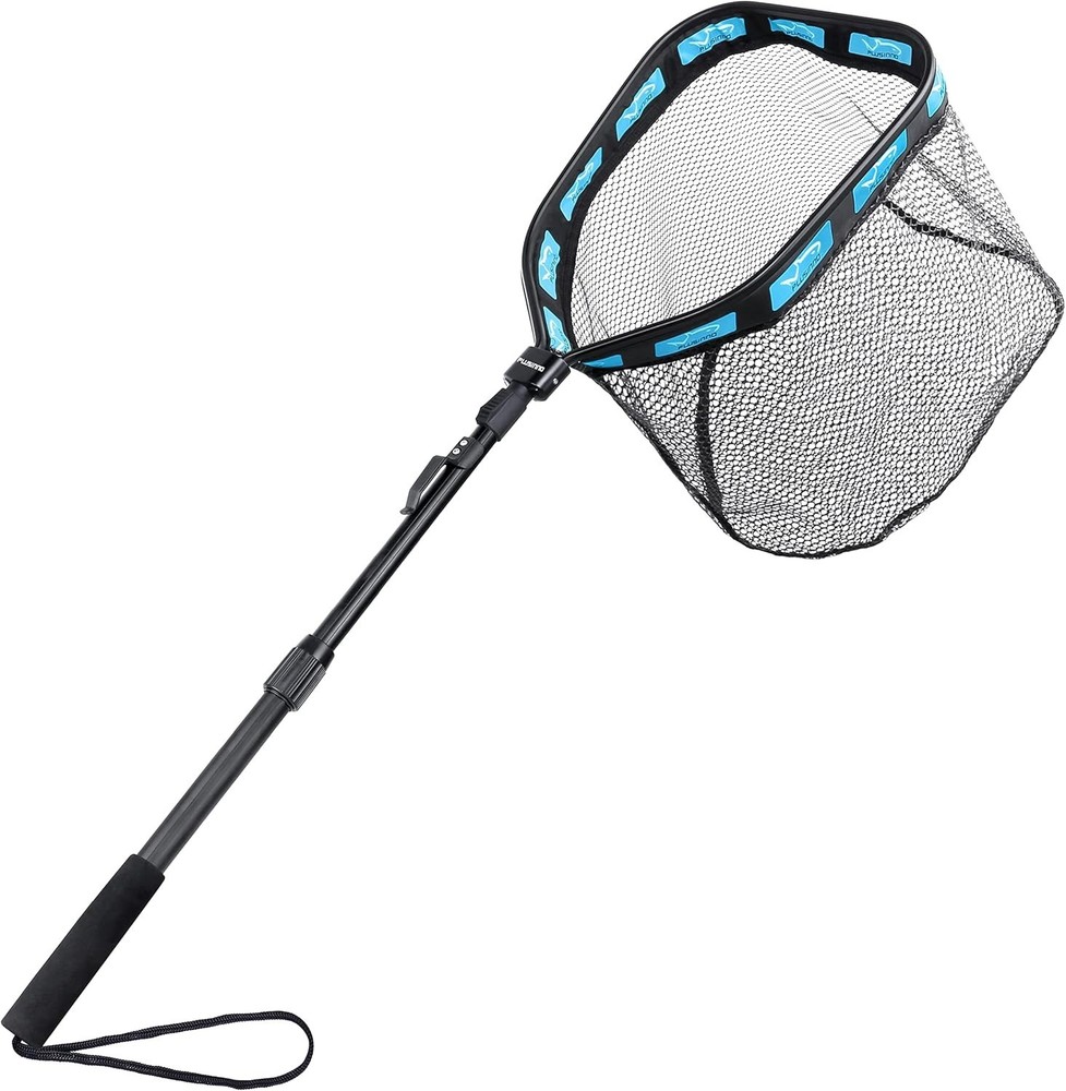 Floating Salmon & Catfish Net with Telescoping Handle