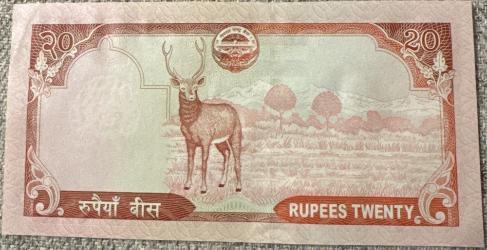 Nepal 20 Rupees 2008, P-62 UNC