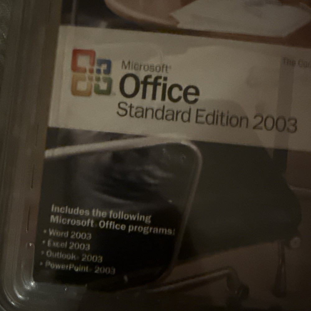 Microsoft Office Standard Edition 2003 Software New Sealed