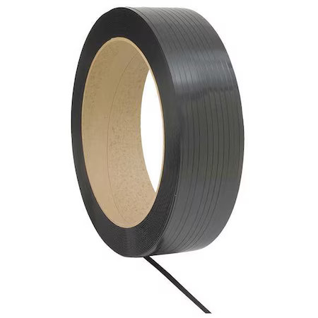 Plastic Strapping, Hg, Black, 1800 Ft. L,  40Tp78