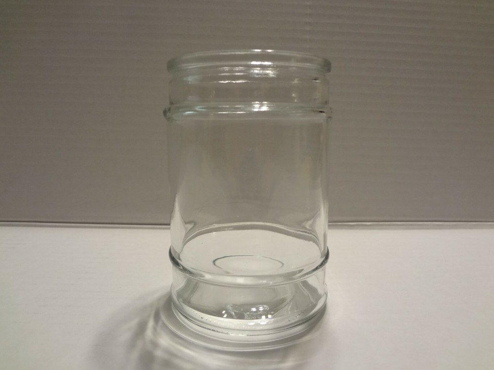 Empty Glass Candle Jar with No Lid