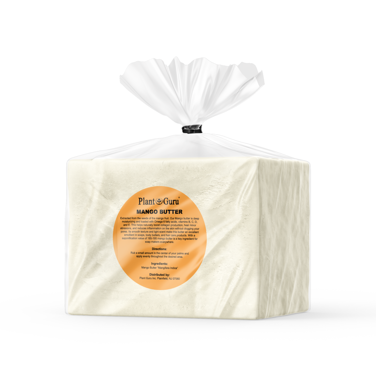 Raw Mango Butter 100% Pure Organic Natural Unrefined For Skin Body Hair Bulk