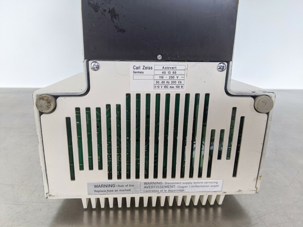 Carl Zeiss Axiovert 100 Inverted Microscope Stand Frame Base + Lamp Power Supply