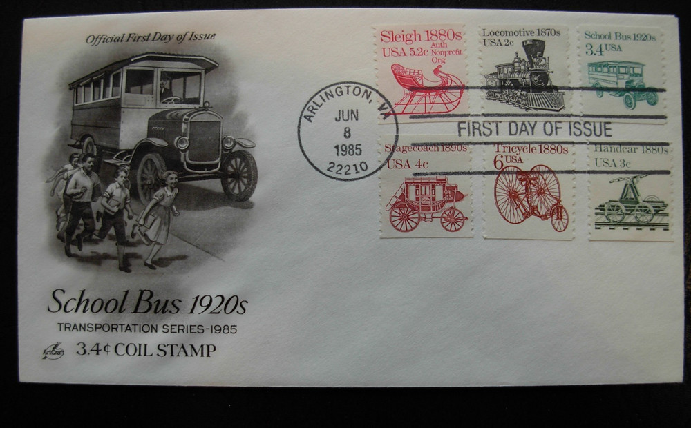 2123 School Bus  Transportation Coils FDC