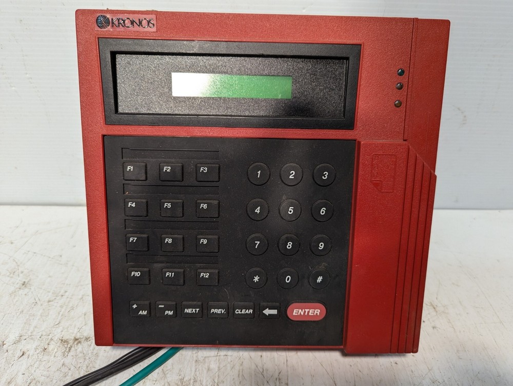 Kronos 480F Ethernet Time Clock, only two come with power cords