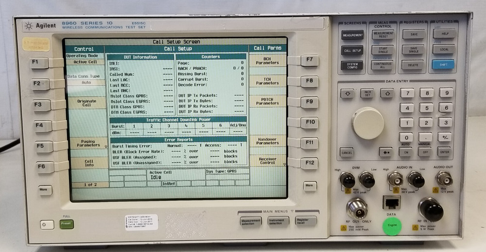 Agilent 8960 Series 10 E5515C Wireless Communications Test Set