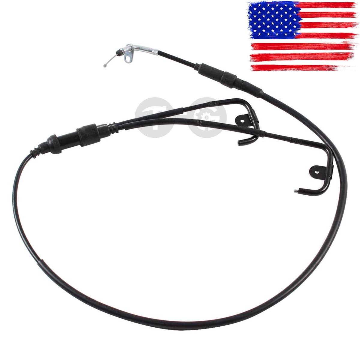 For Arctic Cat Throttle Choke Cable 0487-033 Replace 2004-06 650 V-2 V-Twin ATV