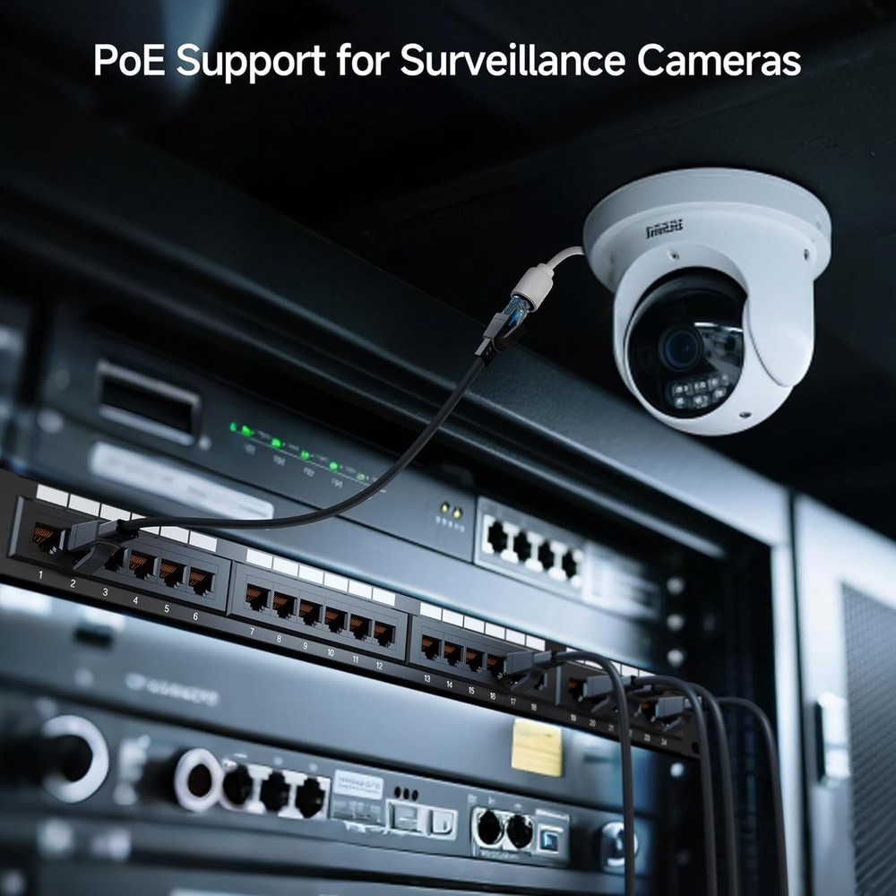 24 Port Cat6 Patch Panel Rackmount Wall Mount