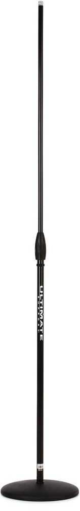 Ultimate Support MC-05 Round Base Microphone Stand - Black (2-pack) Bundle