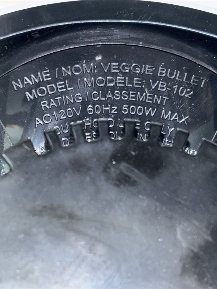 Magic Veggie Bullet VB-102 Power Motor Base Replacement Part Food Processor