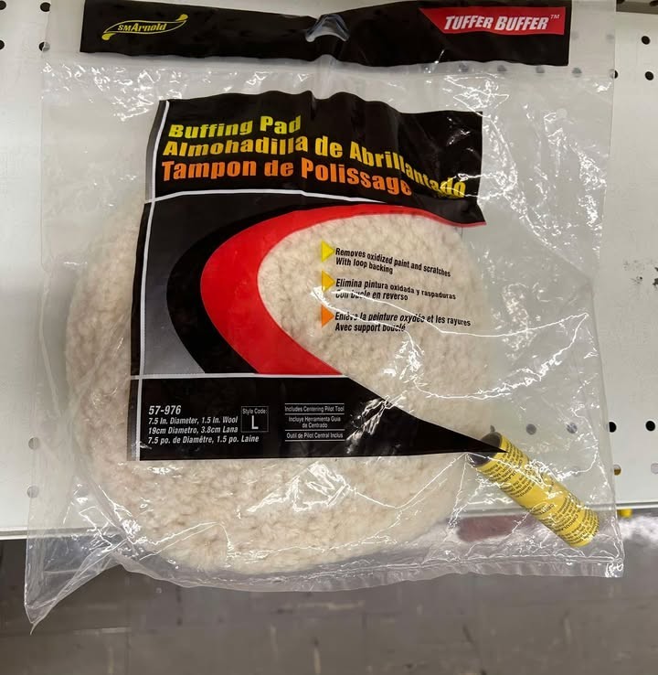 S.M. Arnold 57-976 Wool Tuffer Buffer Buffing Pad