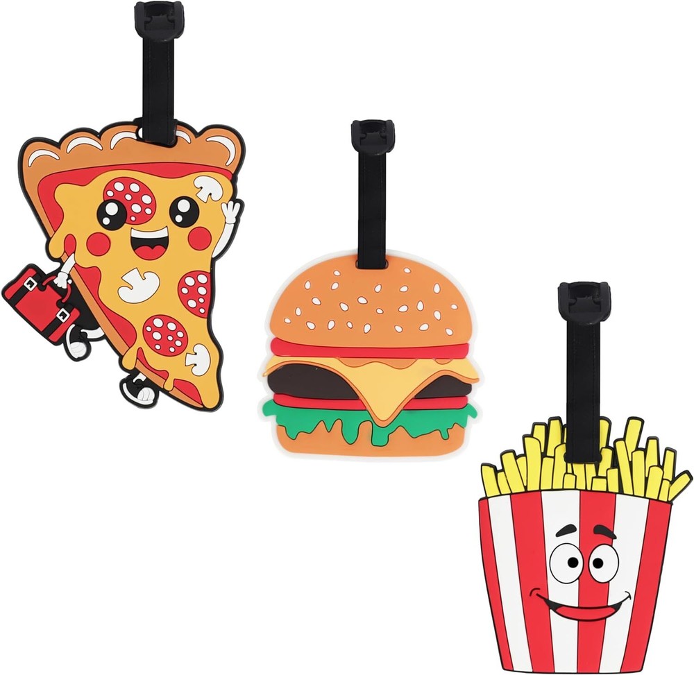 Assorted Sweets Lugage Tags-Set of 3