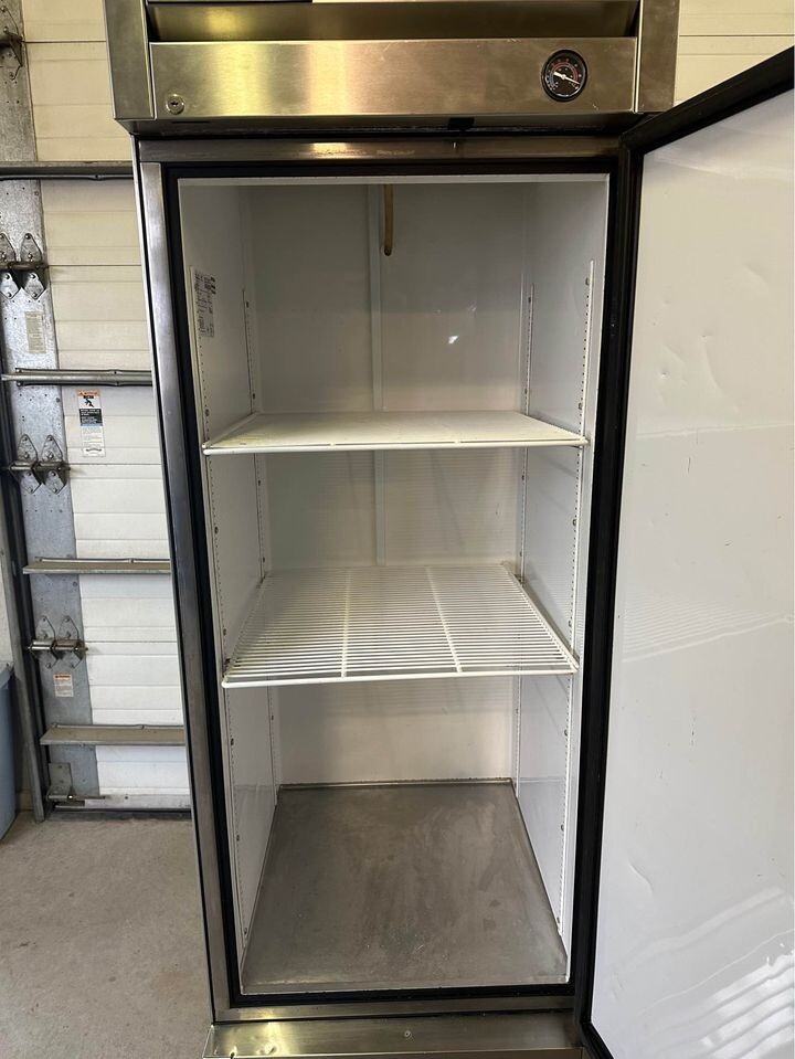 Single Door One-Section Stainless Steel Refrigerator