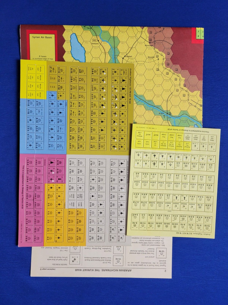 Strategy & Tactics #139 with Map & Chits - Complete & Unpunched