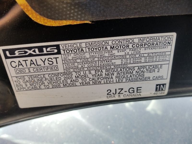 04-05 LEXUS IS300 SEAT POSITION CONTROL MODULE ECM ASSEMBLY