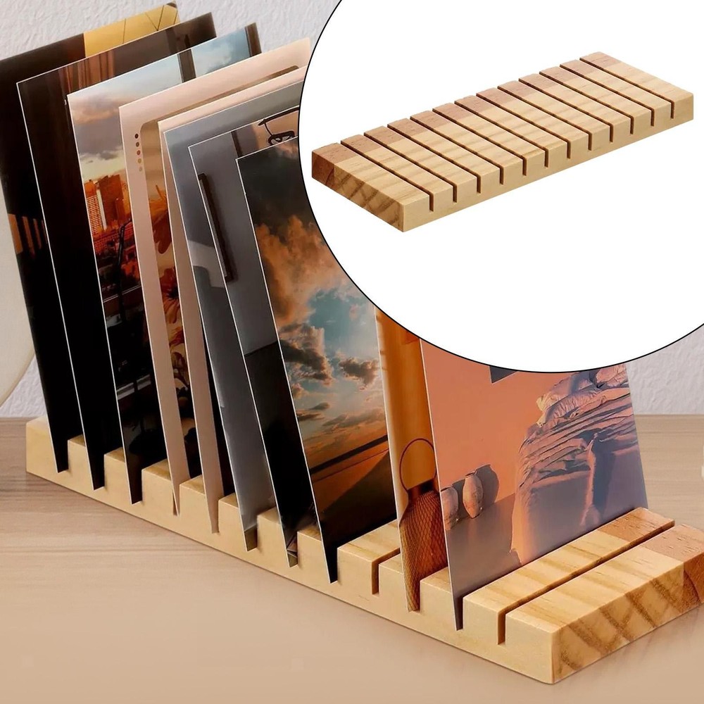 Vinyl Record Holder Storage Rack Practical Space Saving CD Display Holder for