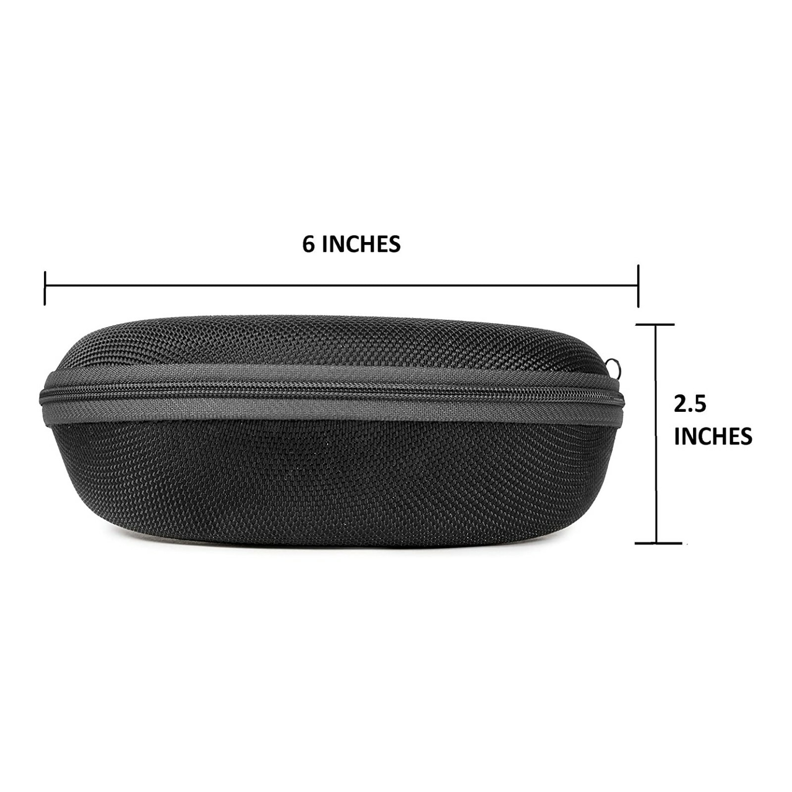 Sunglasses Eyeglasses Optical Hard Case with Cleaning Cloth color- black