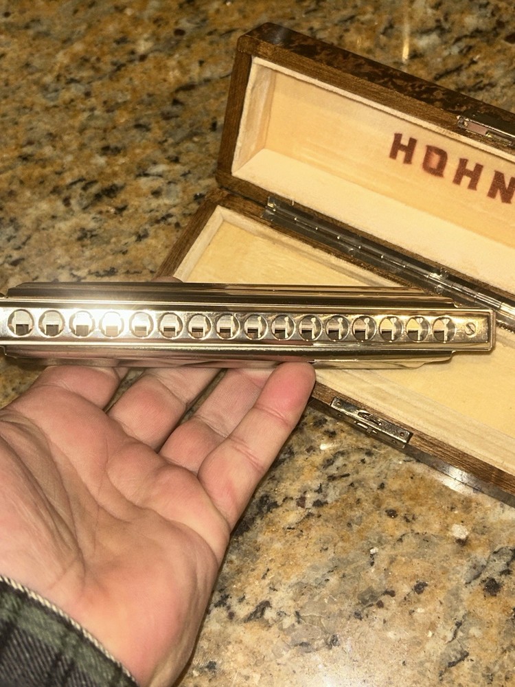 Horner 64 chromonica harmonica W/Original Box In Nice Condition