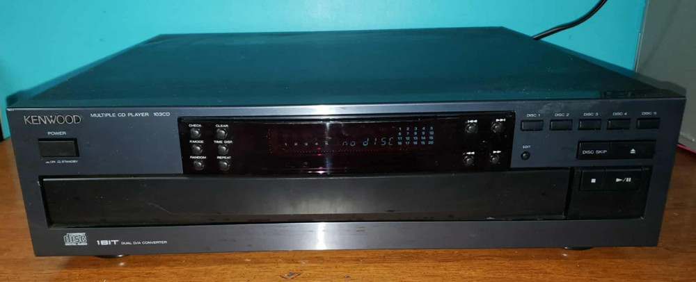 Kenwood 103CD 5 Disc Changer Carrousel CD Player *FULLY SERVICED*