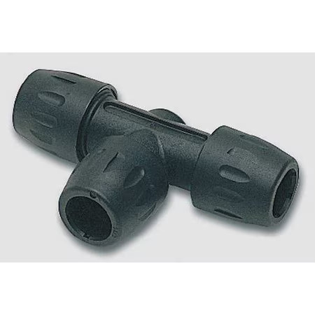 Transair 6604 17 00 Equal Tee, Polyamide, Black
