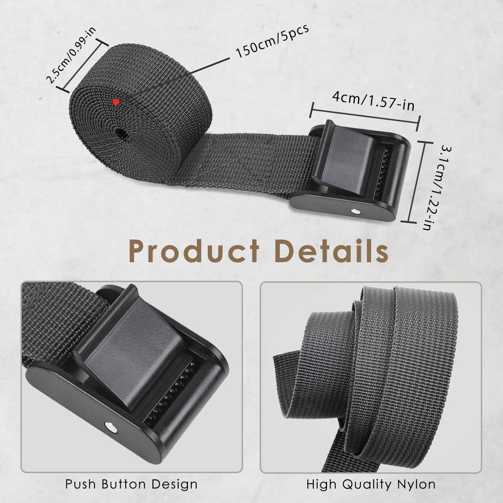 5pcs Trail Camera Straps Game Camera Tree Mounting Straps