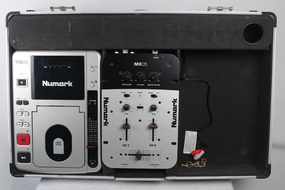 Numark MX05 Mixer 1 CD TCD05 CDJ MISSING 1 CD PLAYER (SYSTEM INCONPLETE,) WORKS