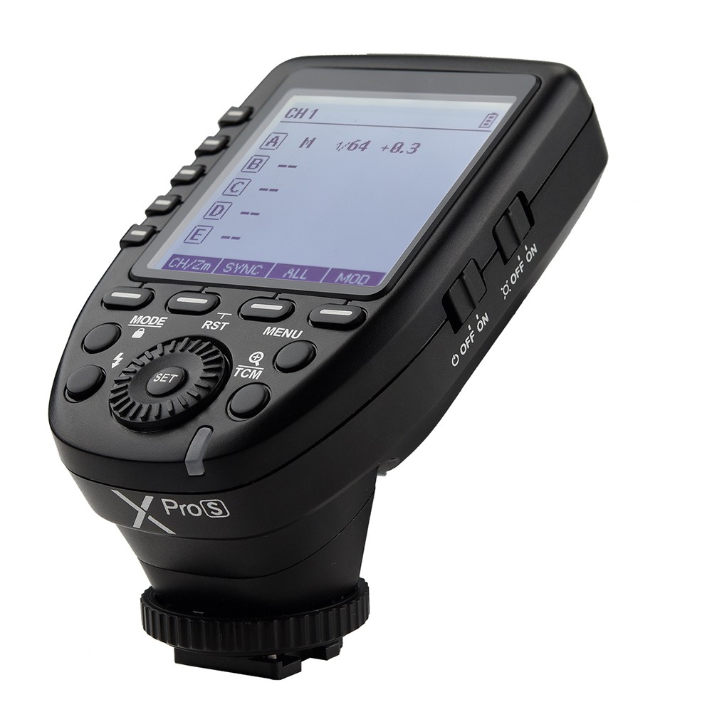 Godox Xpro-S TTL Wireless Flash Trigger HSS 1/8000s TTL-Convert-Manual Function