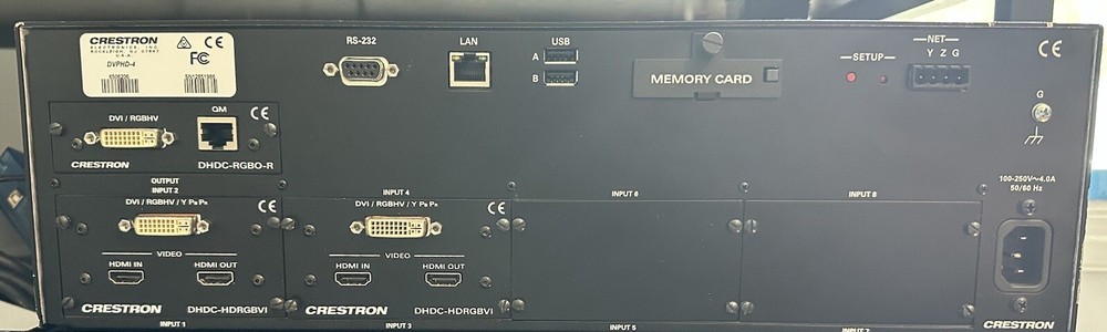 Crestron DVPHD-4 High-Definition Digital Video Processor