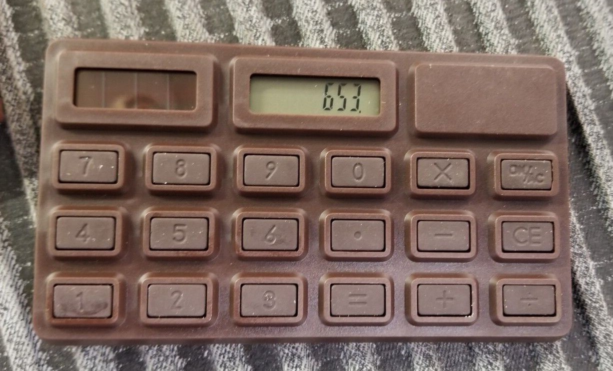 Novelty Solar Chocolate Bar Calculator