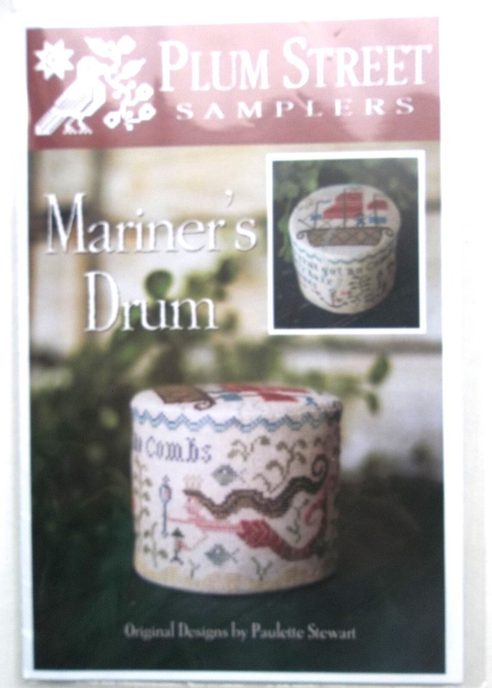 Plum Street Samplers Cross Stitch Chart:  MARINER'S DRUM
