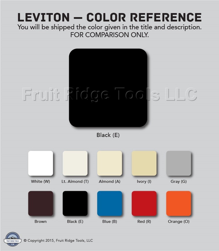 Leviton Black Color Change Conversion Kit for Illumatech Fan Control IPQFK-E