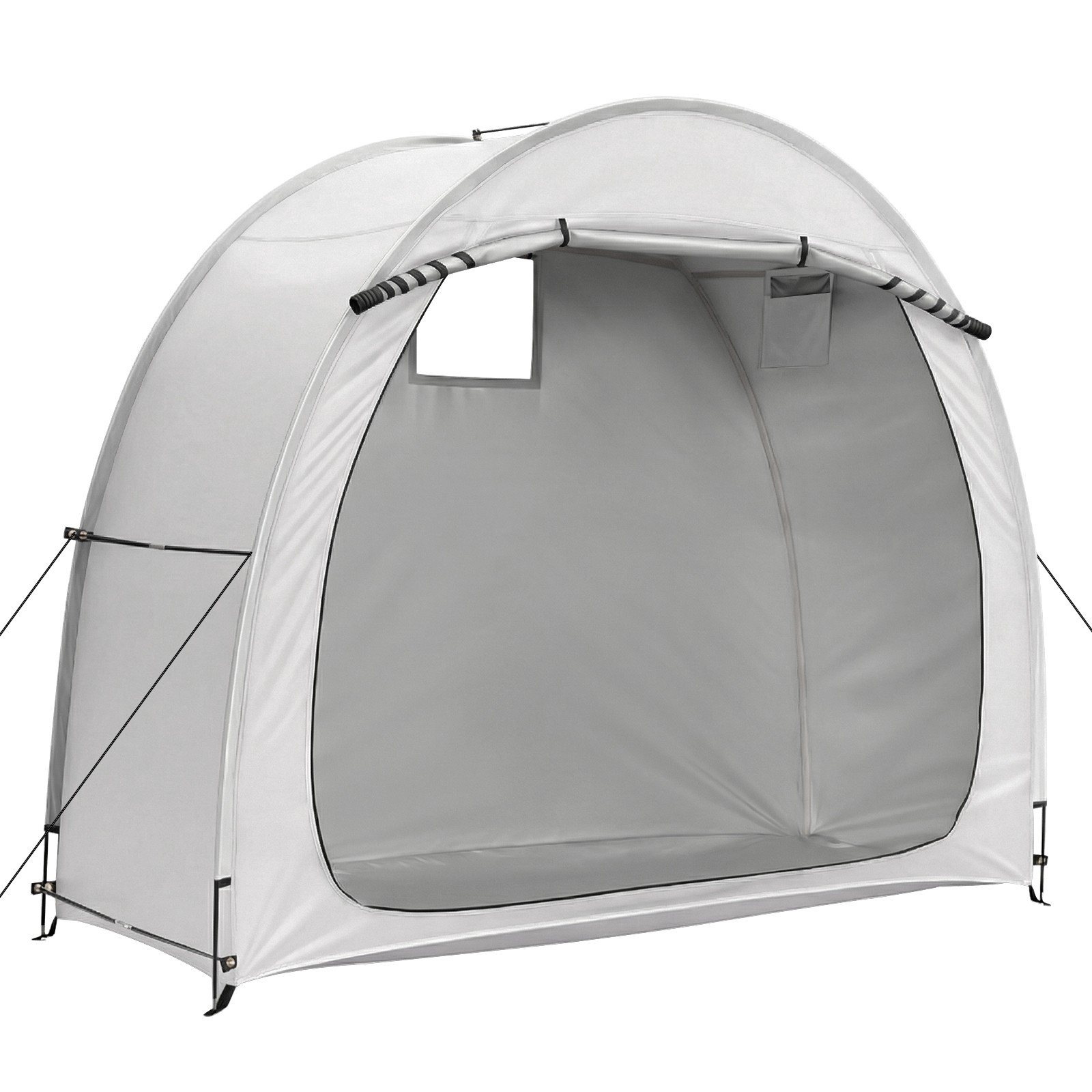 Storage Tent Shed Outdoor Waterproof Bicycle Covers Shelter for Bikes Lawn Mower