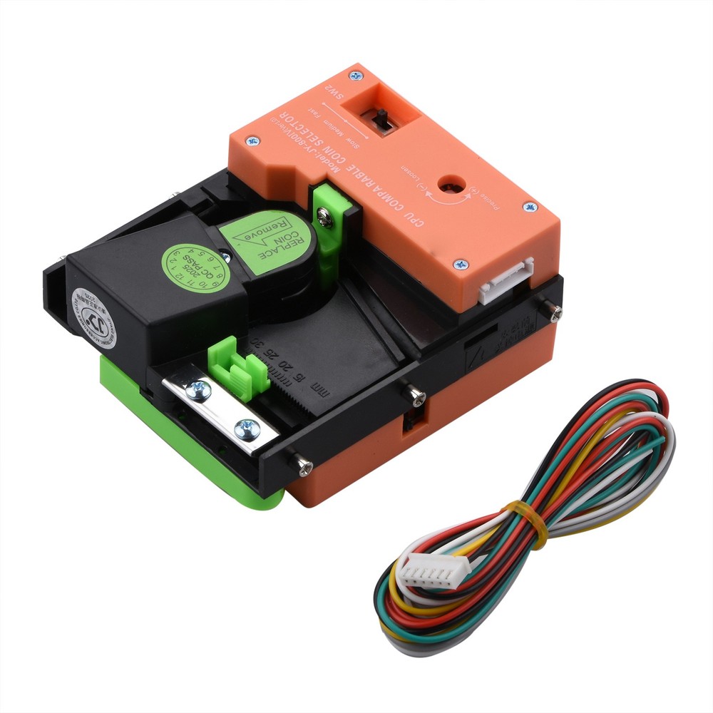 JY-800 CPU Comparable Coin Entry Selector Arcade Token Acceptor For Laundry Room