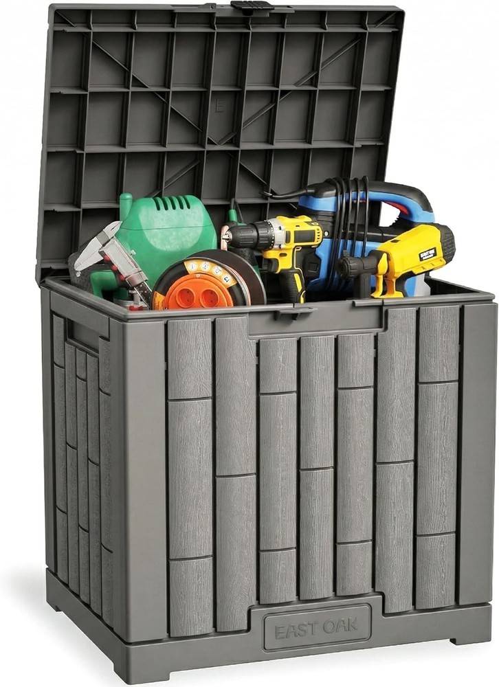 Modern 31 Gallon Outdoor Storage Solution - Lockable & User-Friendly Design