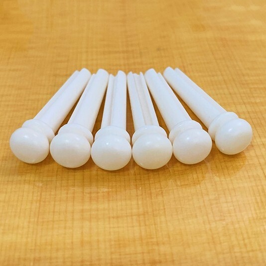 30x Bone Guitar Bridge Pin String Peg Luthier Nut Saddle