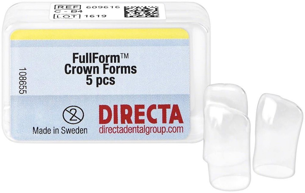 Directa 609616 FullForm Dental Crown Forms B-4 C System 5/Pk