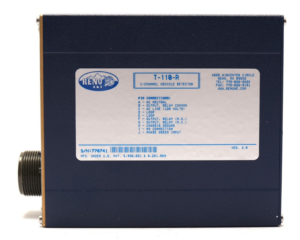 Reno T-110-R Single Channel Loop Detector