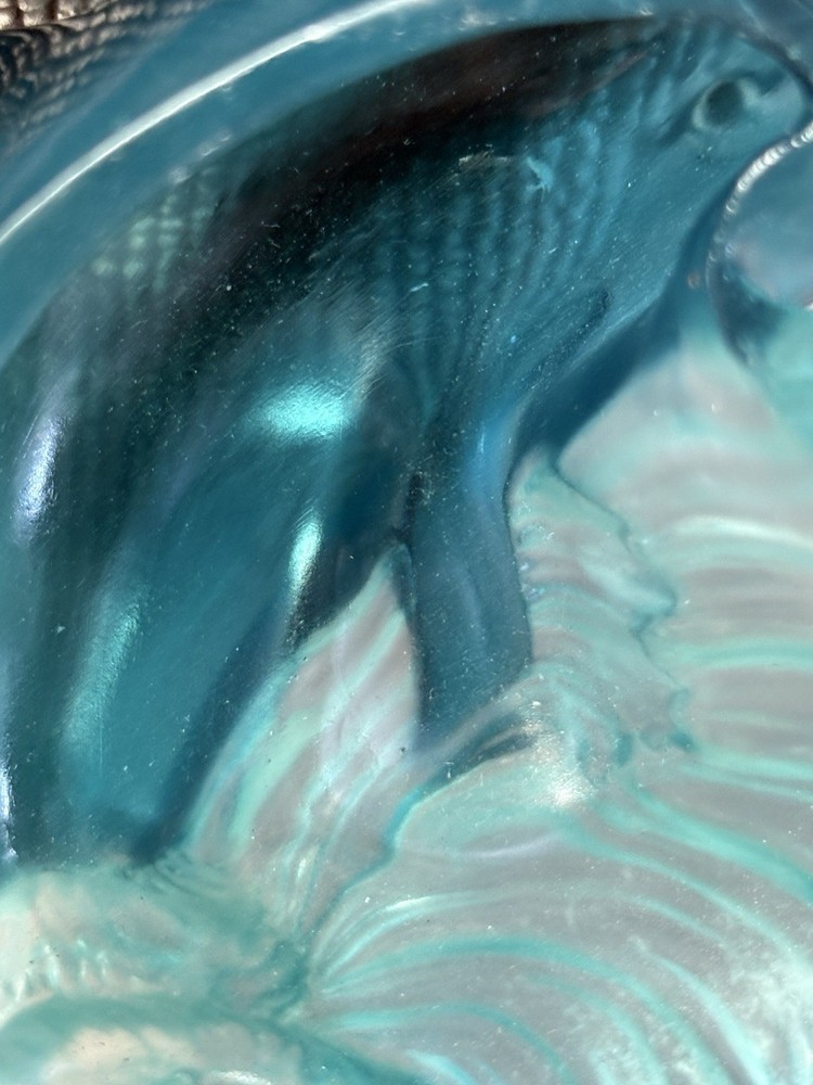 Vintage acrylic dolphin nightlight #B5