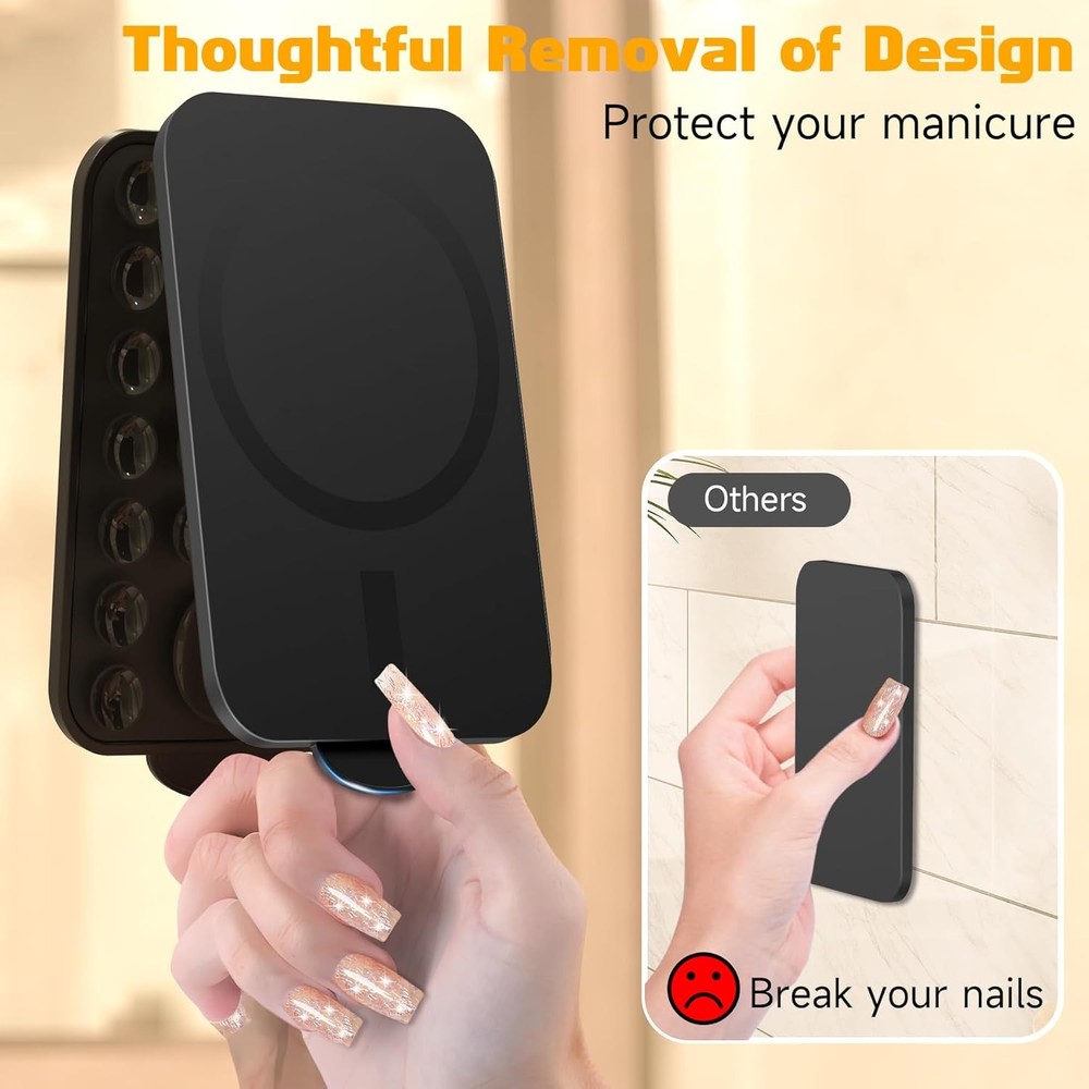 YWXTW Suction Cup for Phone iPhone Case, Durable Bulk Essential Black